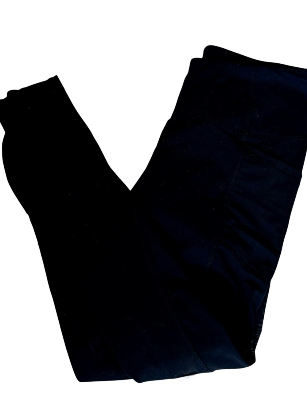 Black Leggings Yoga Pants Yogalicious Athletic Spandex Design Women Size Medium!